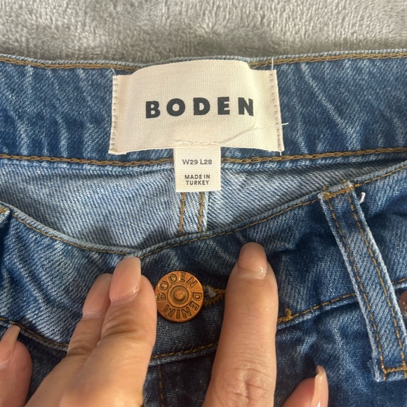 Boden barrel cropped denim jeans - Picture 3 of 13